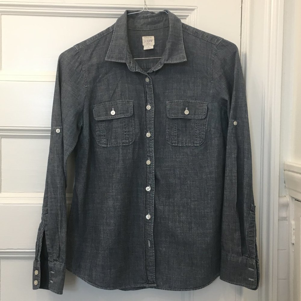 JCrew The Perfect Shirt - Denim Button Down